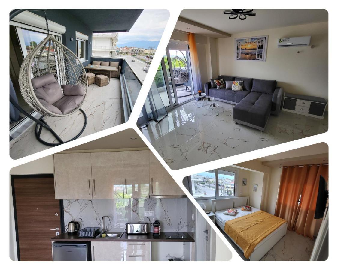 Luksuzni Apartman Harmonija Paralija Paralía Exteriör bild