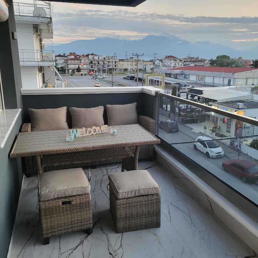 Luksuzni Apartman Harmonija Paralija Paralía Exteriör bild